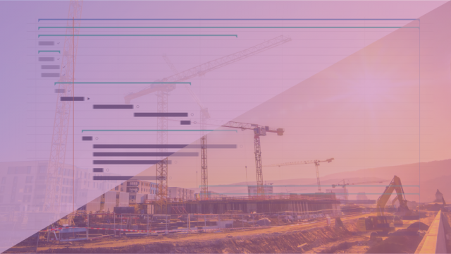 Eine Illustration eines Gantt-Diagramms