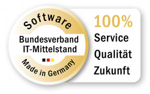 factro Zertifikat des Bundeverbands IT-Mittelstand 100% Service Qualität und Zukunft