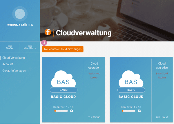 How to create additional clouds