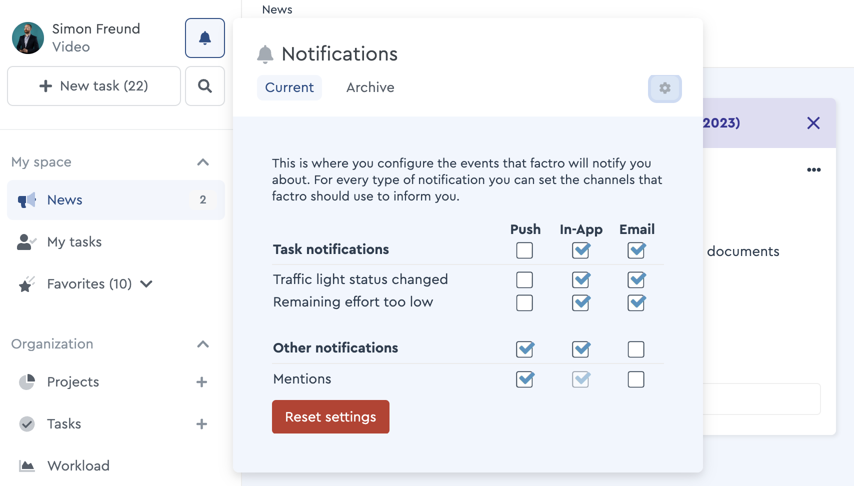How to configure the alarm bell
