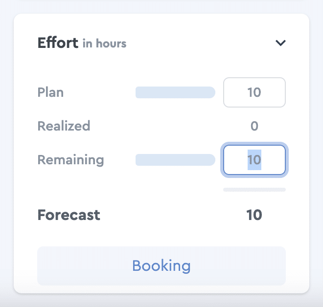 You can also set the rest effort manually