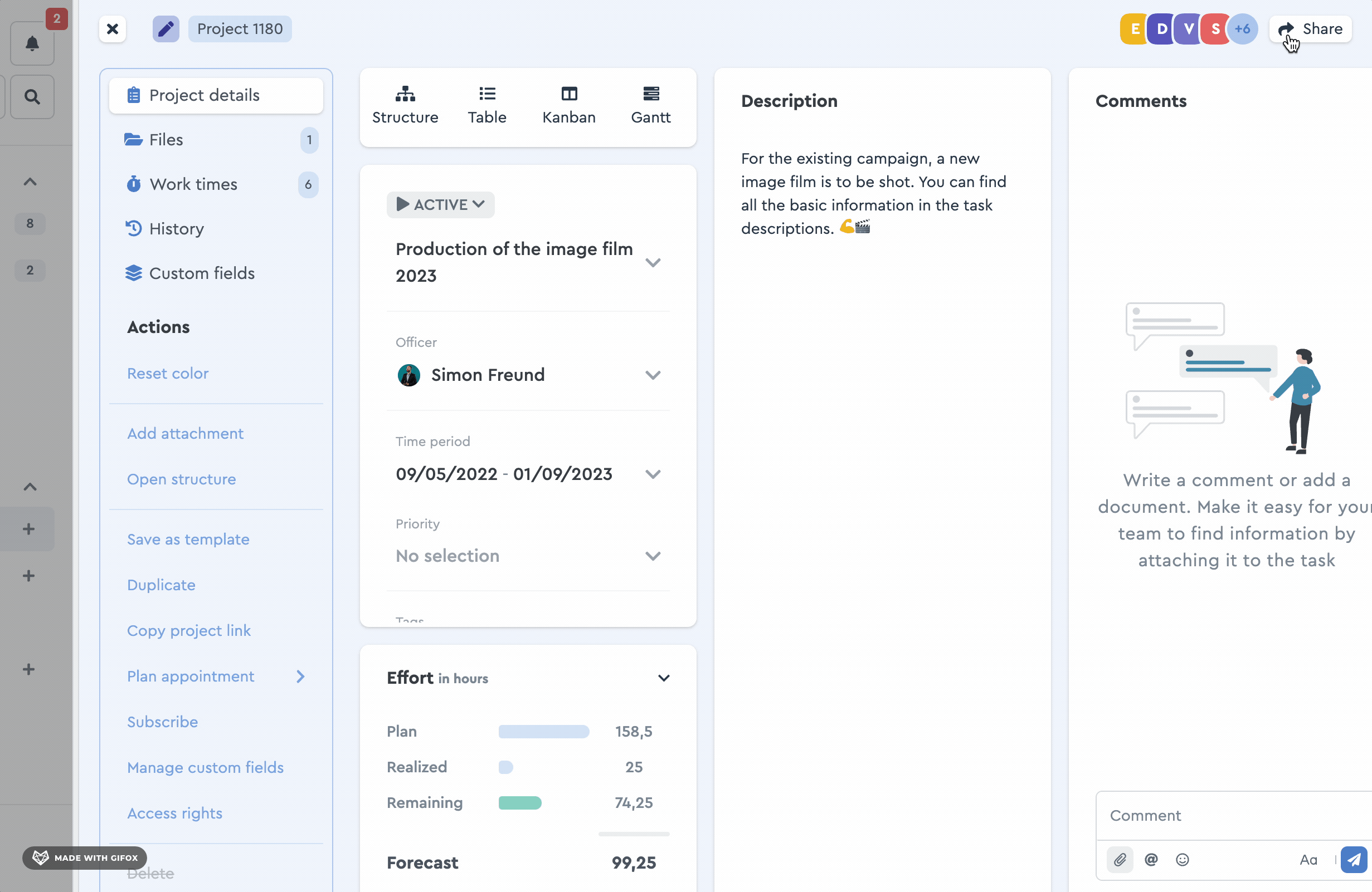 You can change the assigned reading and editing rights anytime