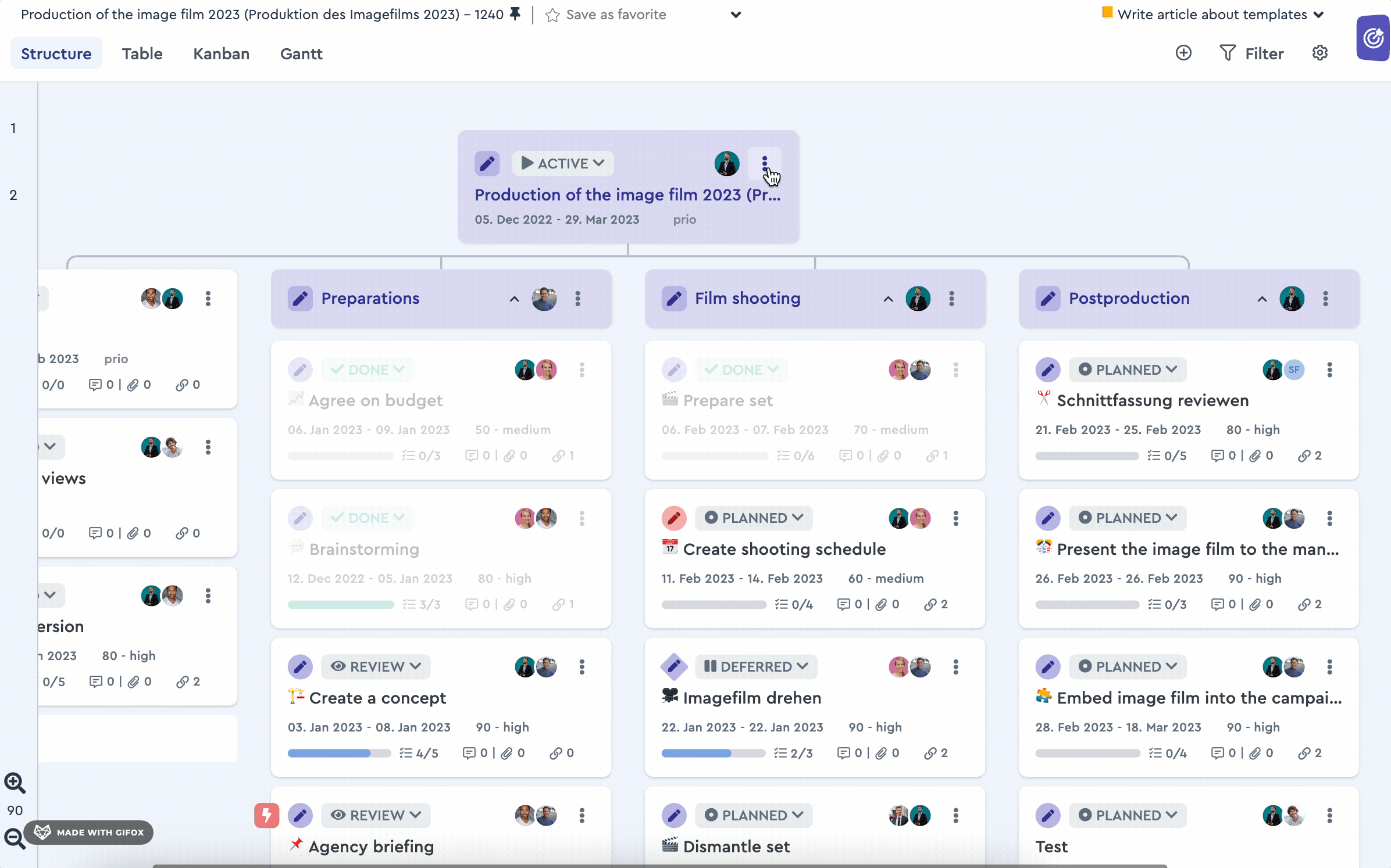 How to subscribe to an element in factro