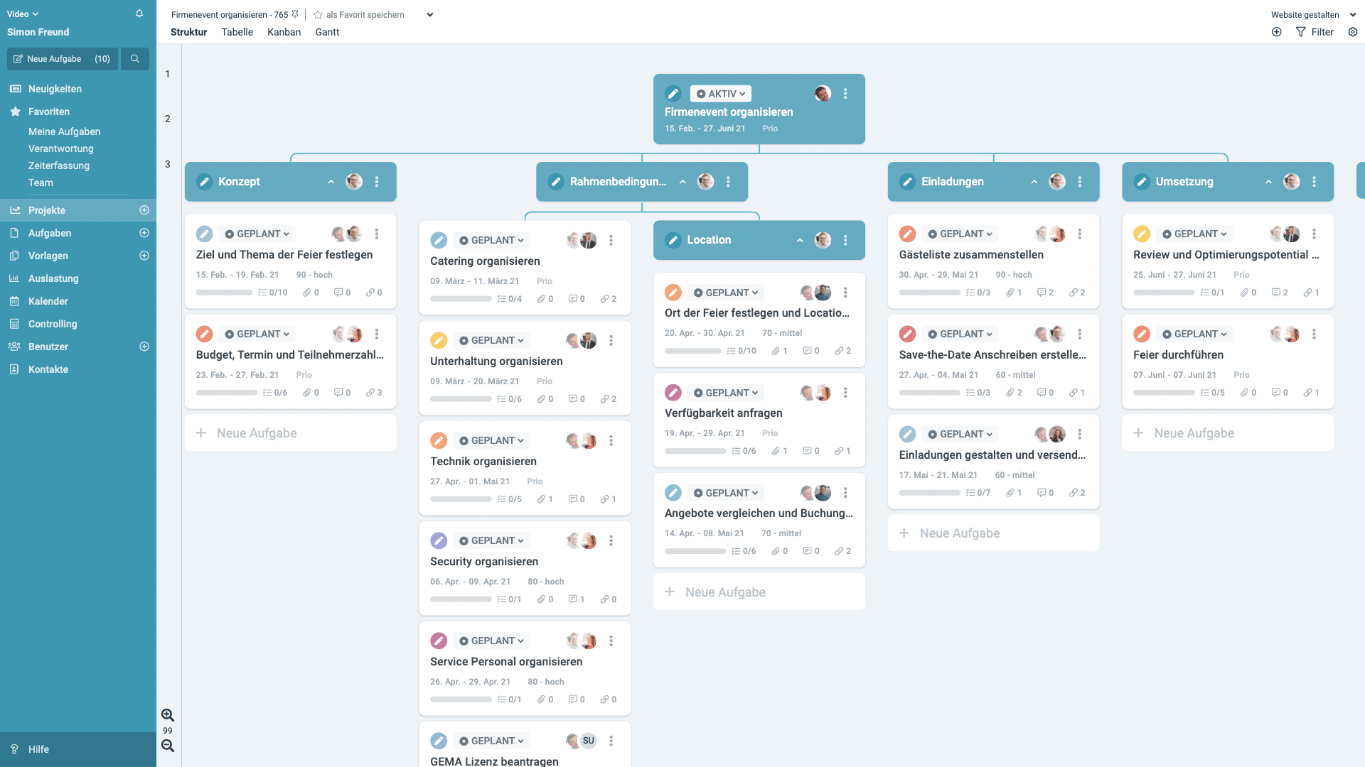 Projektplan Vorlage Sofort Kostenlos Mit Dem Projekt Starten
