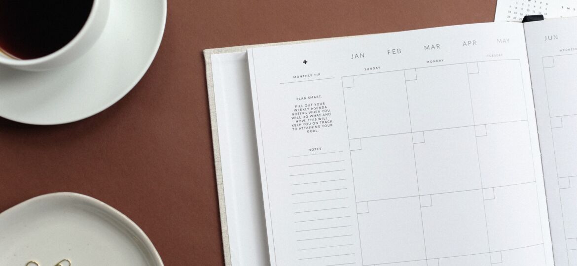 Leerer Terminkalender