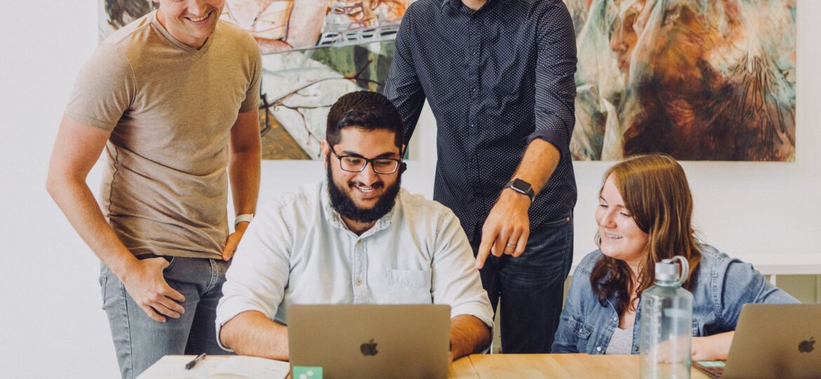 Teamarbeit im Büro