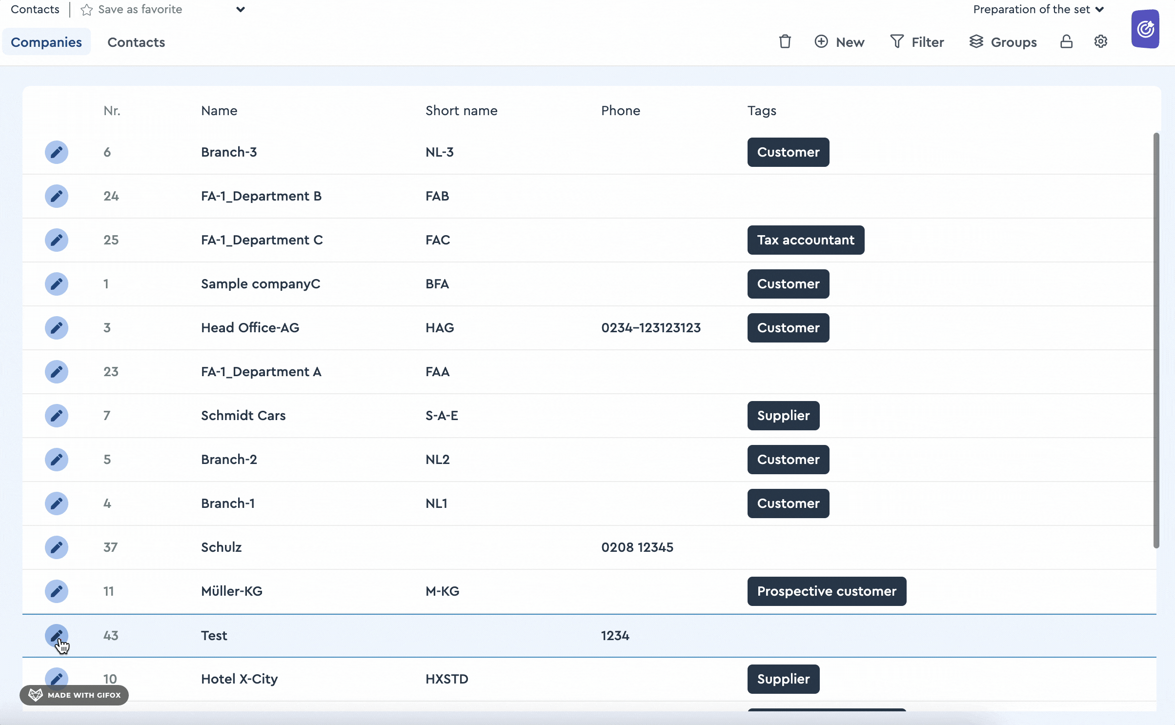 How to enter details in the customer management
