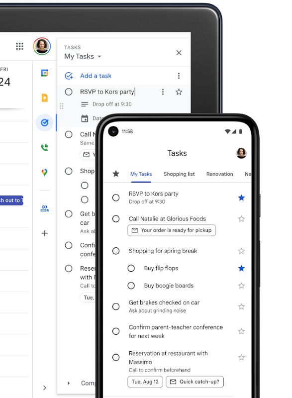 Google Tasks Workspace