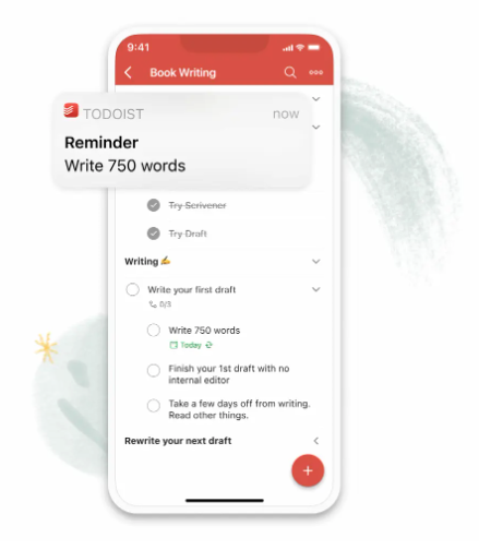 Todoist App für Selbstorganisation
