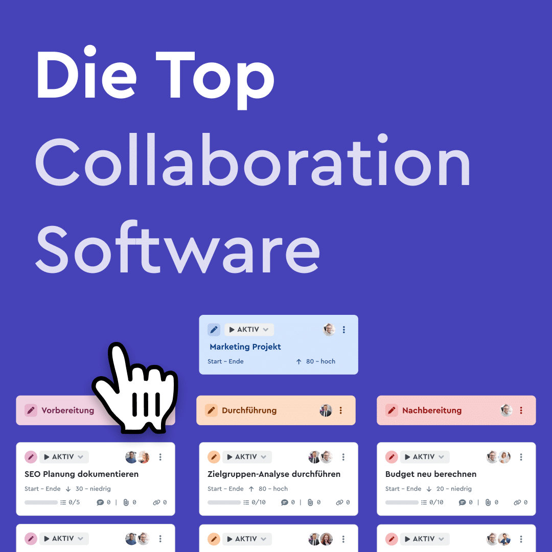 Collaboration Softwares unterstützen die Zusammenarbeit optimal