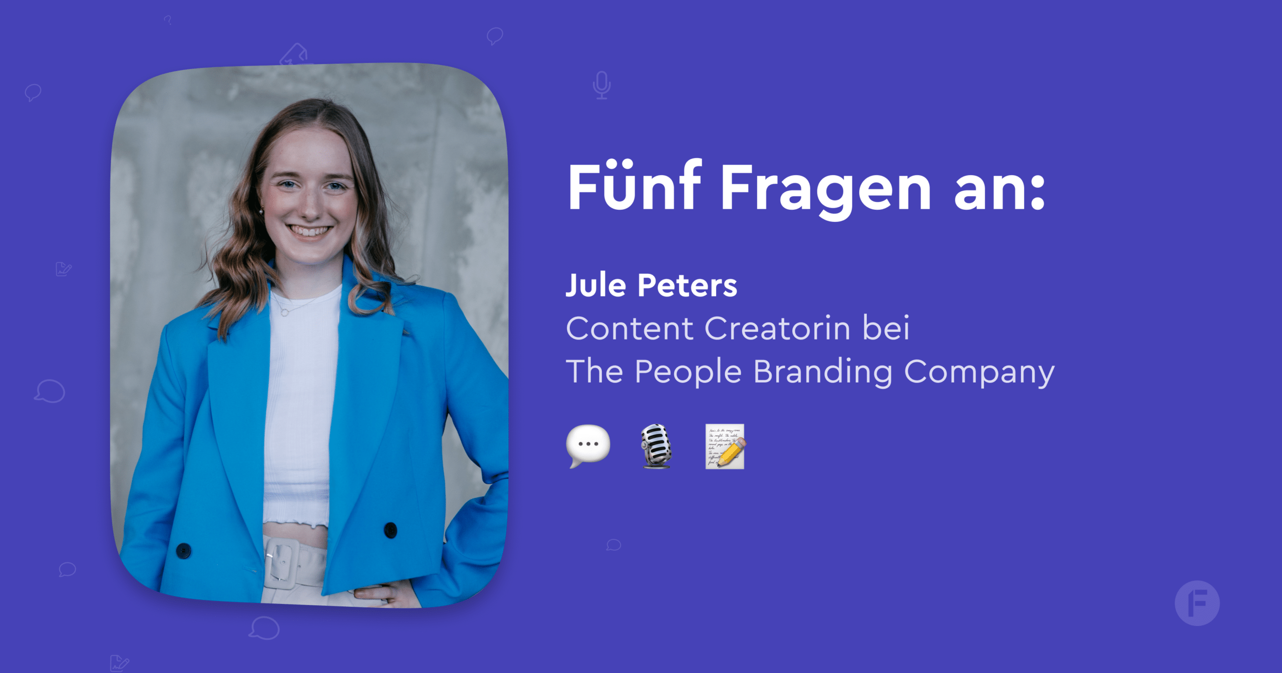 5 Fragen an Jule Peters