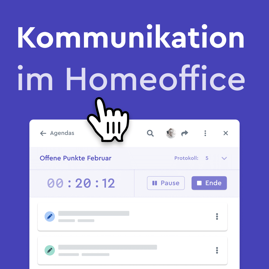 Kommunikation im Homeoffice kann herausfordernd sein