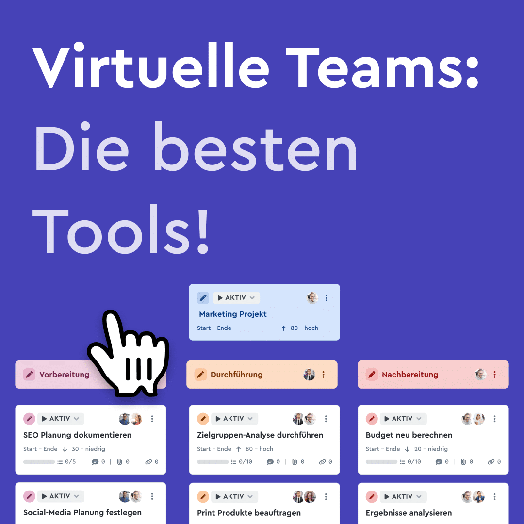 Tools für virtuelle Teams sind ein wichtiger Bestandteil für die Zusammenarbeit