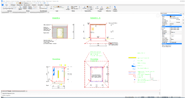 Screenshot von BricsCAD