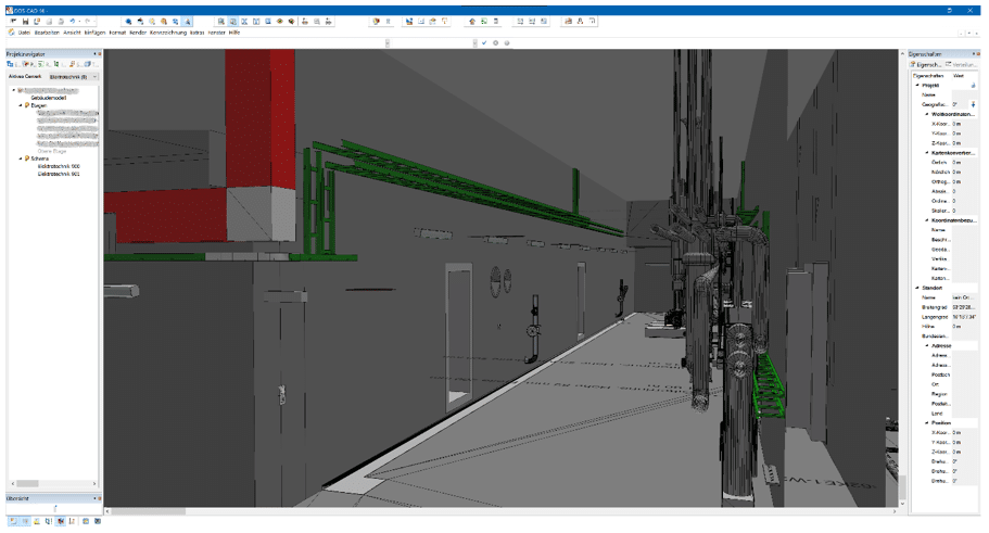 Screenshot der Software DDS-CAD