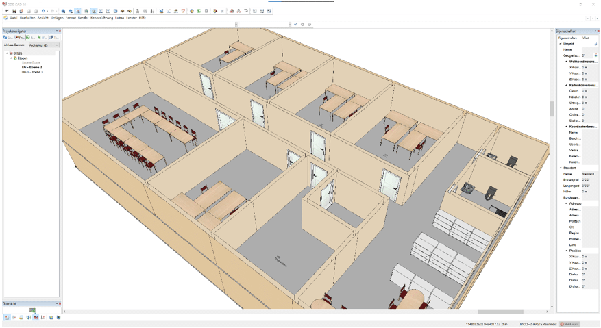 Screenshot der Software DDS-CAD DDS