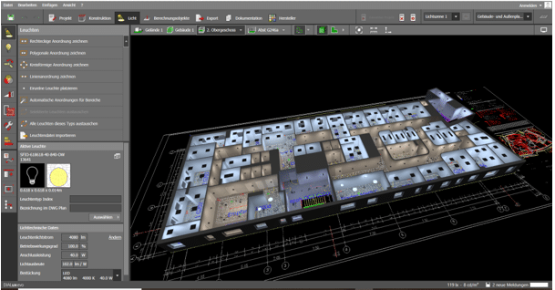 Lichtplanung mit DIALux