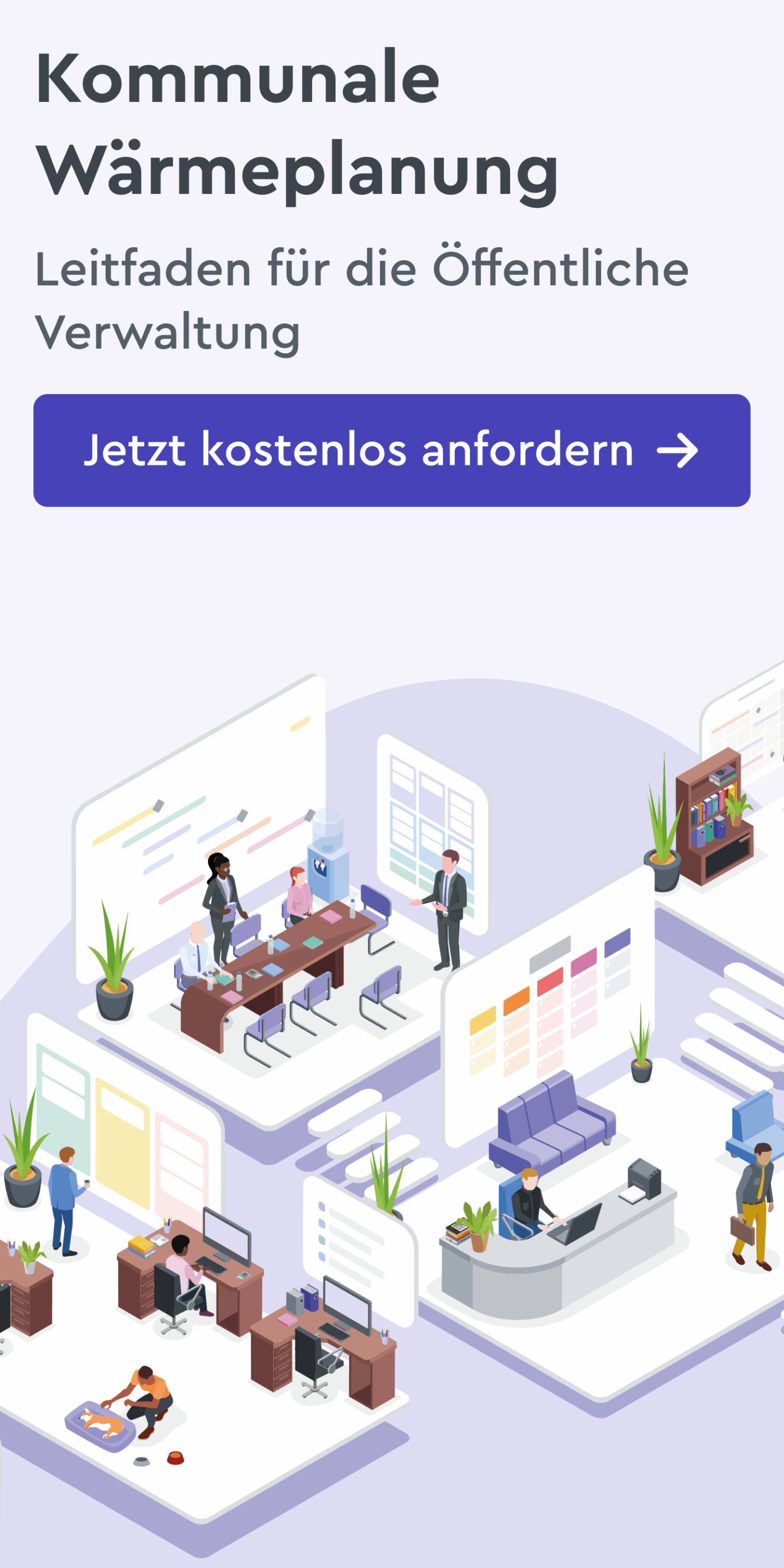 Leitfaden für die Kommunale Wärmeplanung anfordern